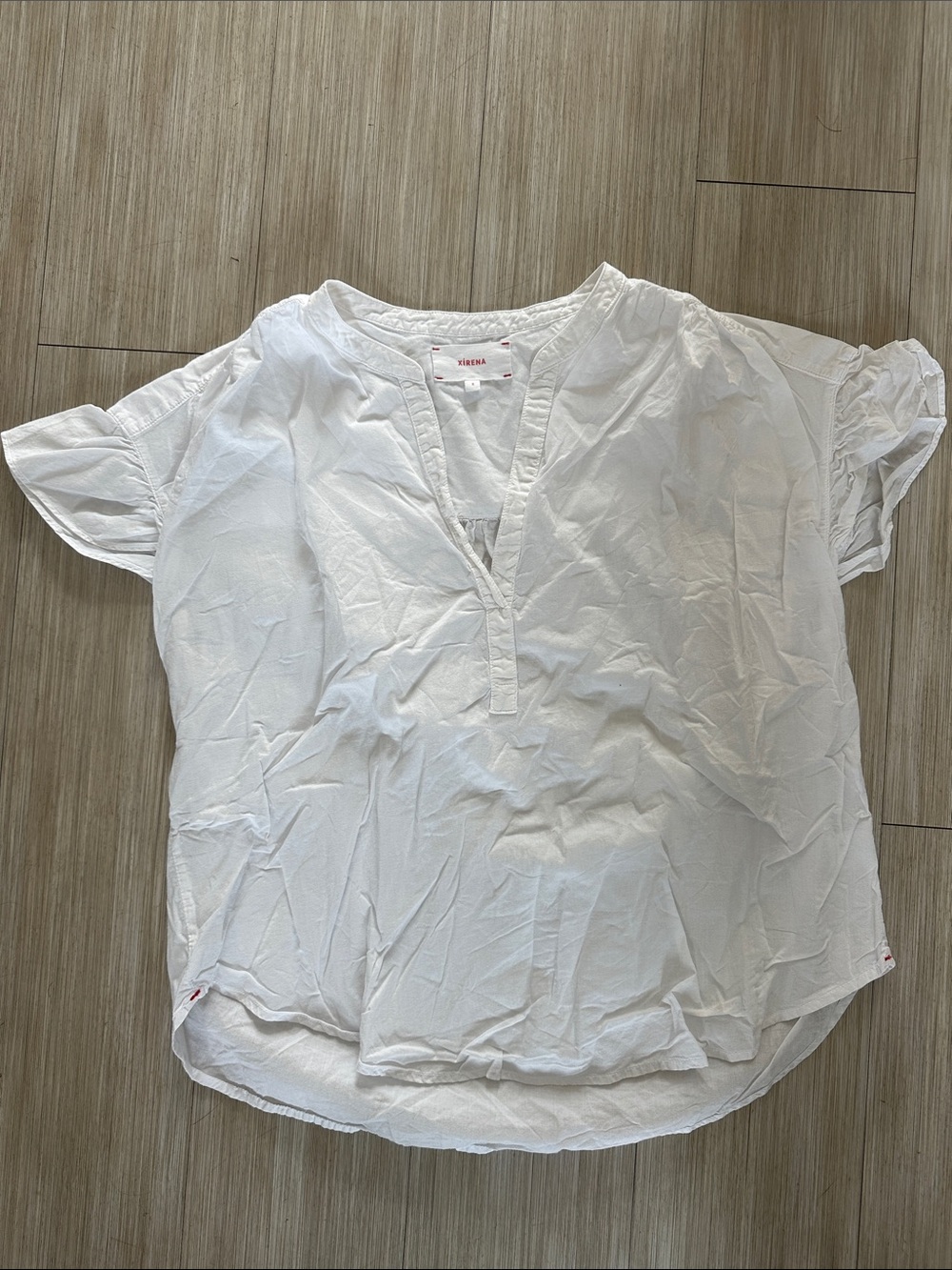 Xirena white cotton top